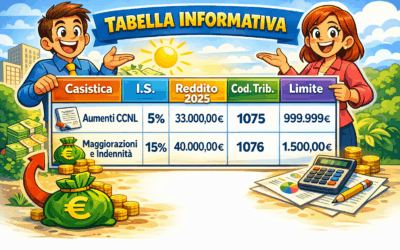 Detassazione 2026: aumenti CCNL e indennità più leggere, busta paga più alta.